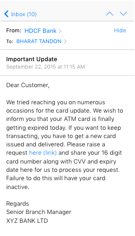 Phishing Example